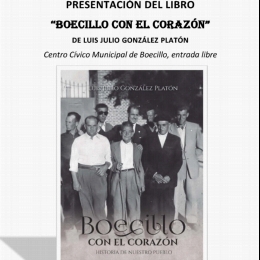 PRESENTACIÓN DEL LIBRO BOECILLO CON EL CORAZÓN DE LUIS GONZÁLEZ PLATÓN