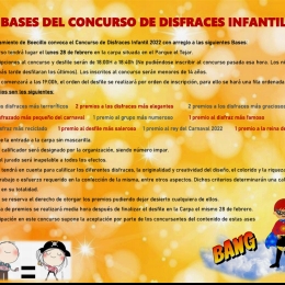 CONCURSO INFANTIL DE DISFRACES