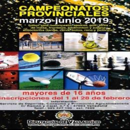 CAMPEONATOS PROVINCIALES 2019 ()