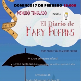 MARY POPPINS. 7º CICLO DE TEATRO INFANTIL Y JUVENIL DE BOECILLO