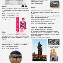 Fiestas patronales en honor a San Cristóbal 2019