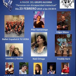 Boecillo acogerá la Gala Benéfica 'Artenlace15' el próximo 23 de febrero con la participación de 11 artistas